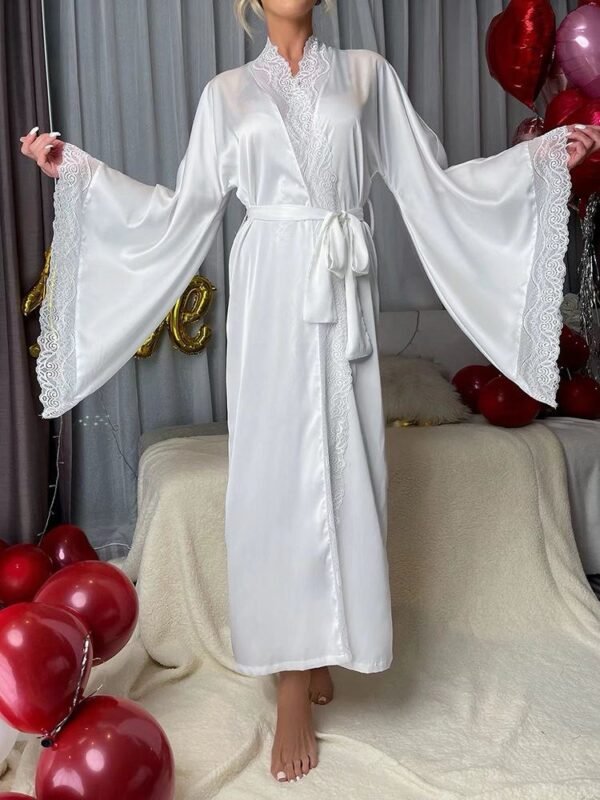 MONICA satin robe