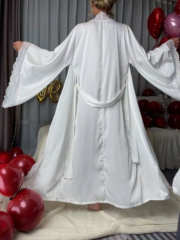 MONICA satin robe