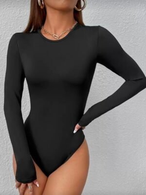 SLEEK CREW NECK BODYSUIT